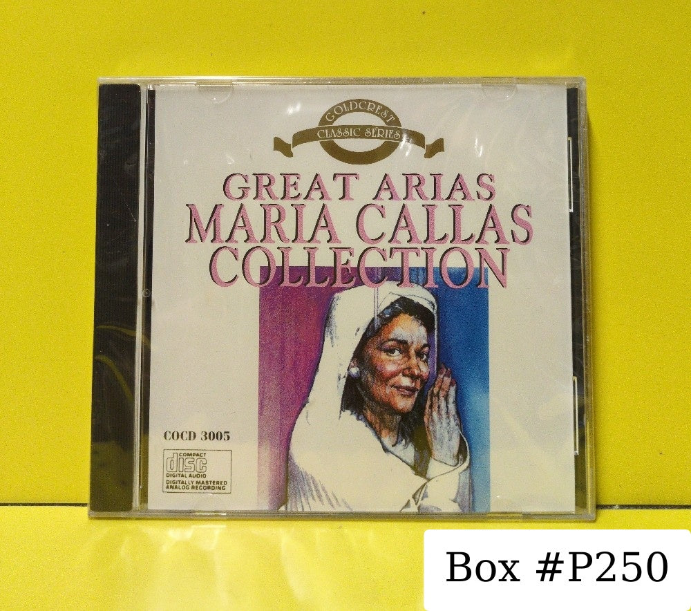 Maria Callas - Great Arias - Maria Callas Collection - 1993 - COCD 3005 - New - Sealed - CDs - UK Import
