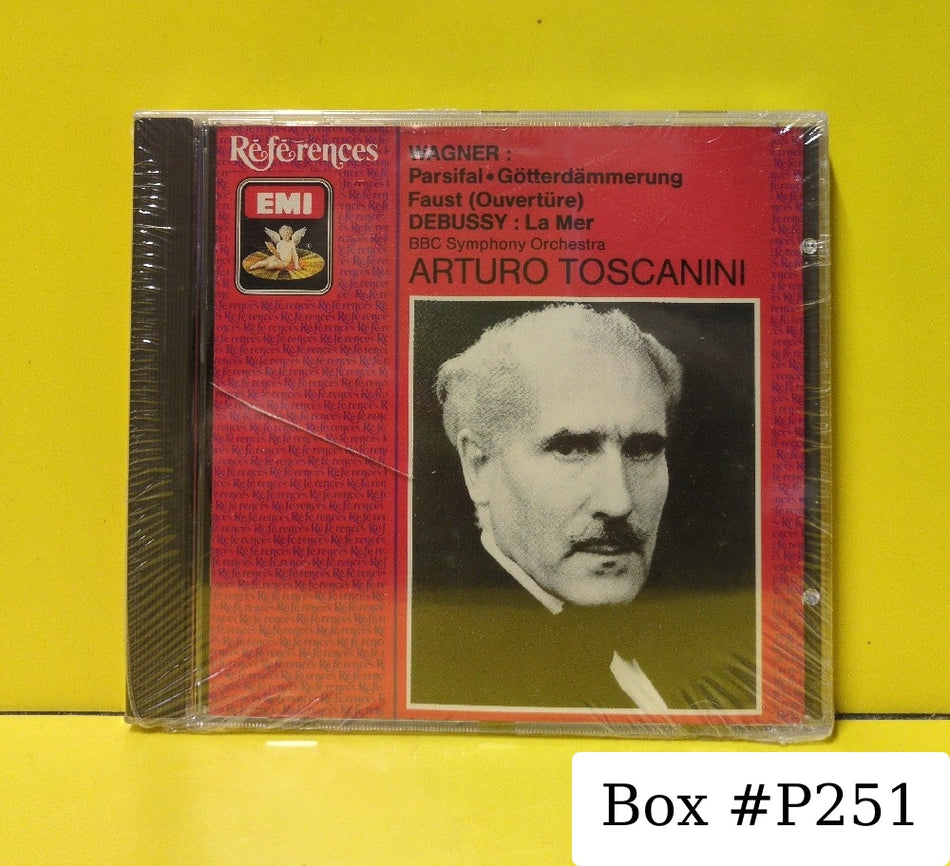 Wagner / Debussy / BBC Symphony Orchestra / Arturo Toscanini - Parsifal / Götterdrammerung / Faust / La Mer - 1989 - CDH 7630442 - New - Sealed - CDs - Mono - Remastered - Germany Import