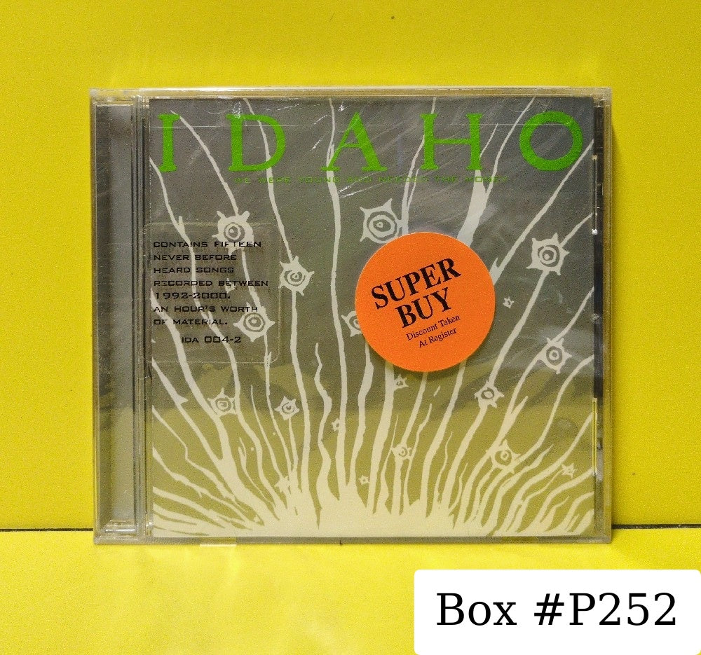 Idaho - We Were Young And Needed The Money - 2002 - IDA 004-2 - New - Sealed - CDs