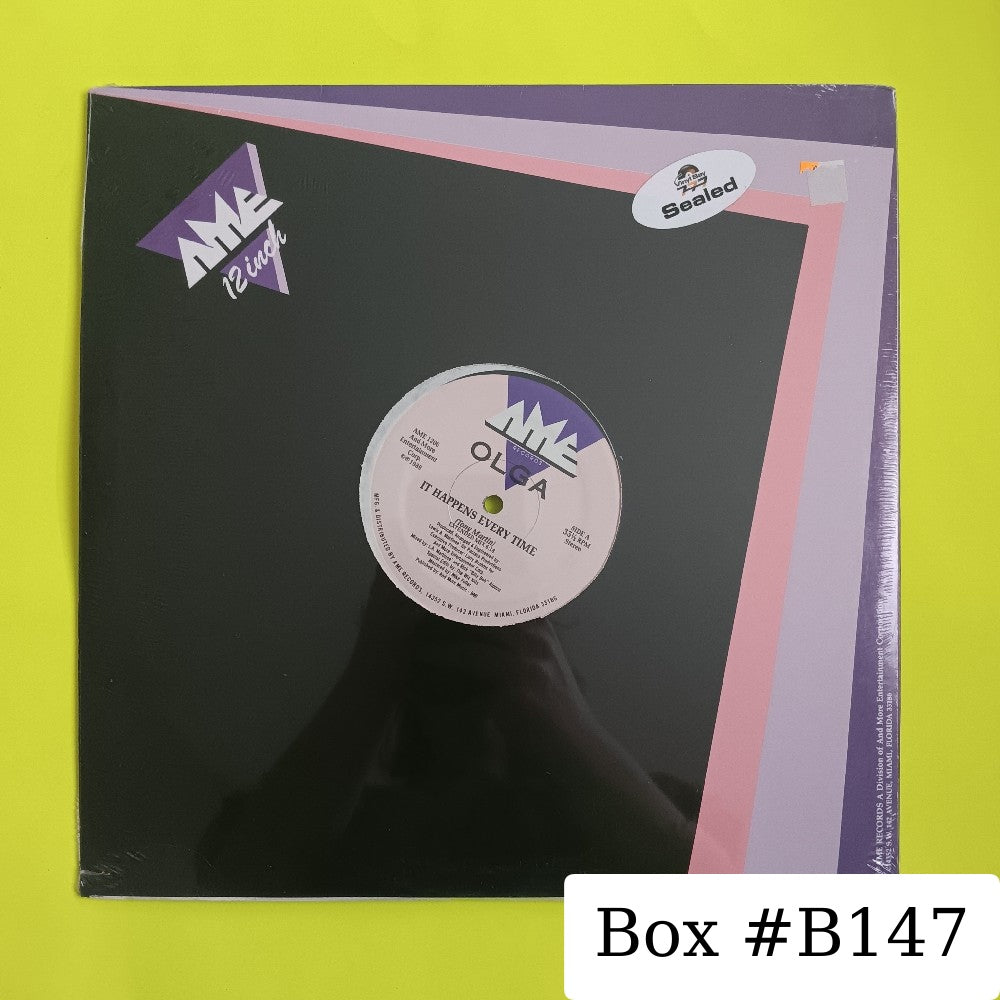 Olga - It Happens Every Time 12" - 1989 - AME 1206 - New - Sealed - Vinyl