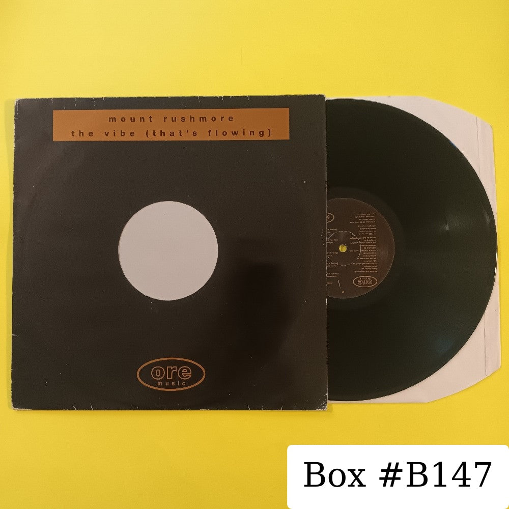 Mount Rushmore - The Vibe (That's Flowing) UK - 1993 - Ag 1 - Used - VG++ - Vinyl
