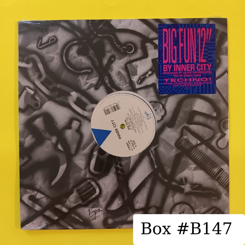 Inner City - Big Fun 12" - 1988 - 0-96610 - New - Sealed - Vinyl