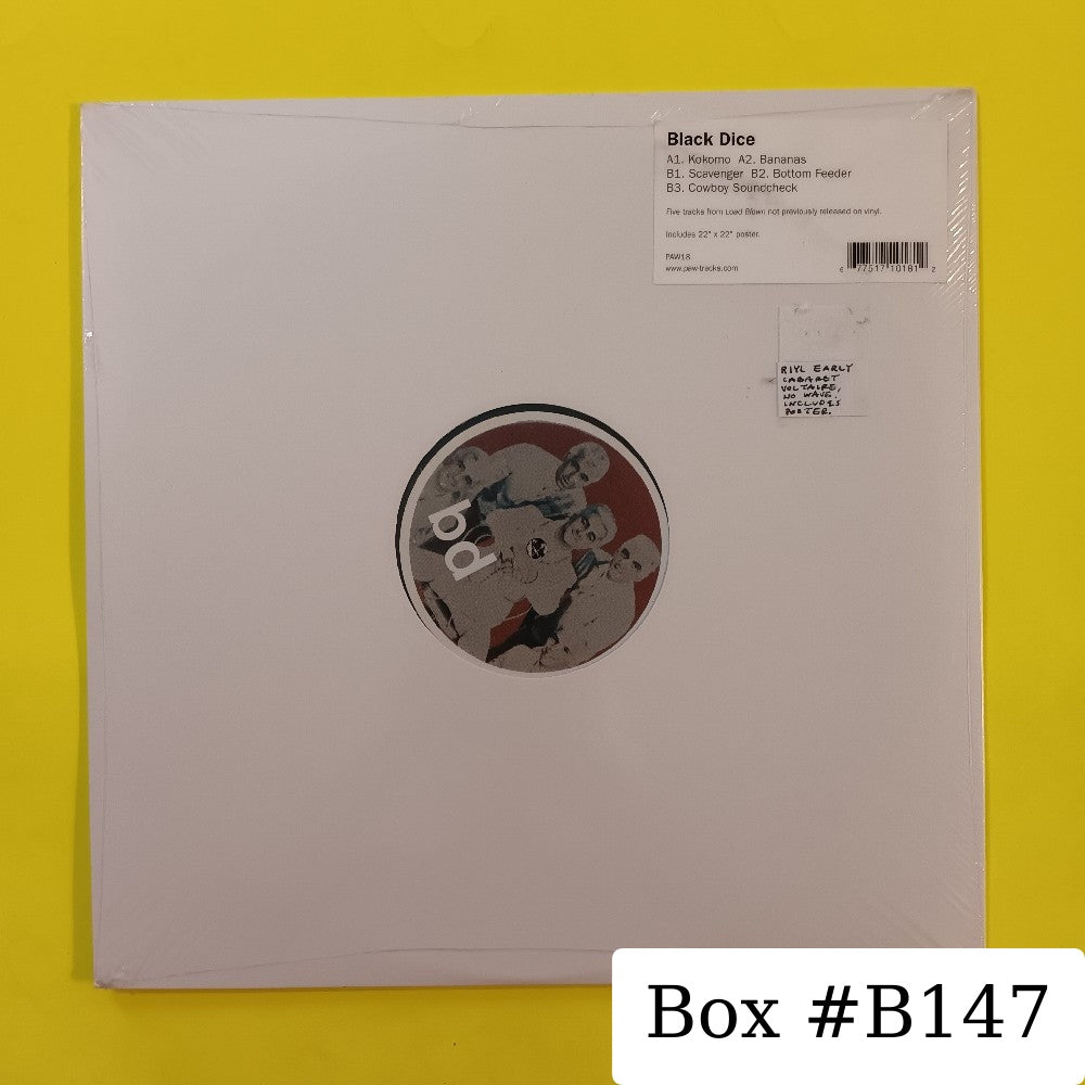 Black Dice - Load Blown EP - 2007 - PAW18 - New - Sealed - Vinyl