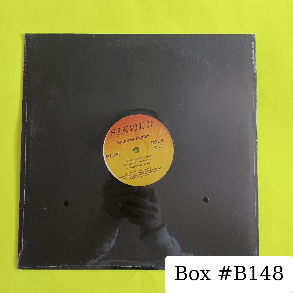 Stevie B - Summer Nights 12" - 1997 - DFT-10011 - New - Sealed - Vinyl