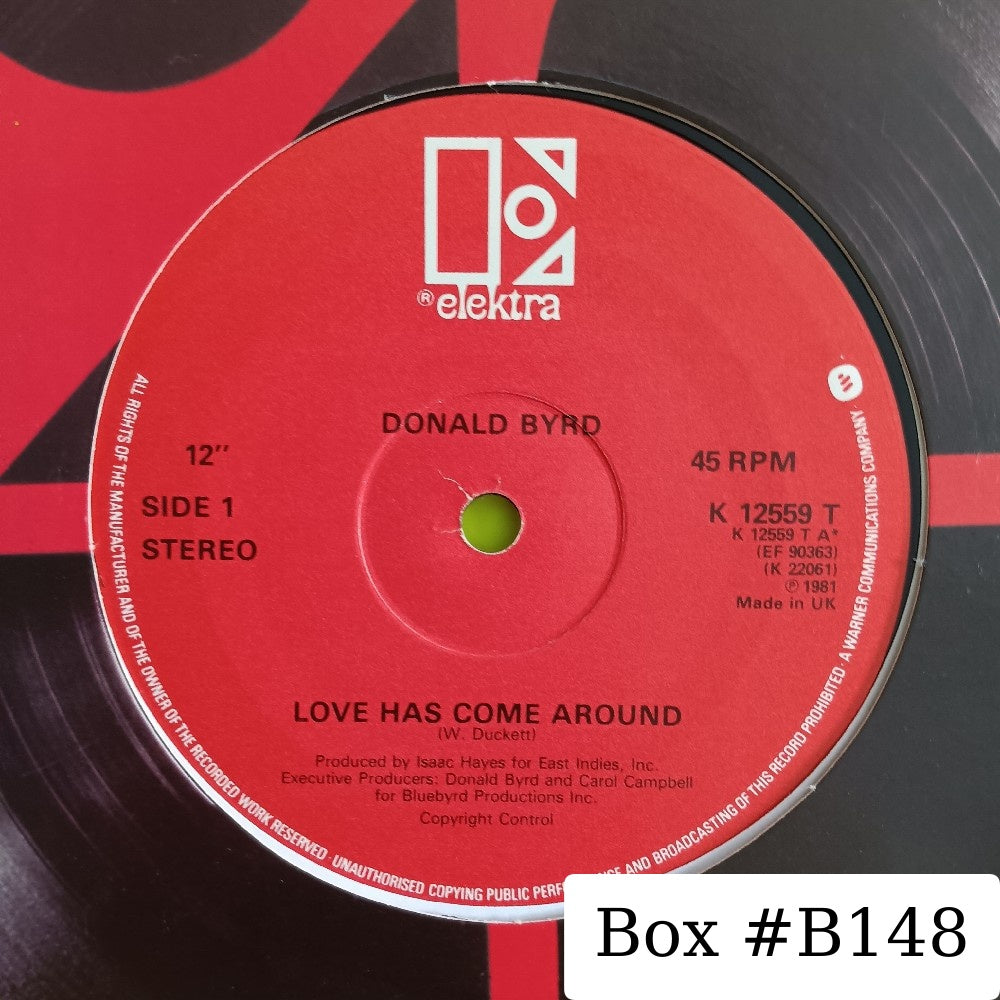 Donald Byrd - Love Has Come Around 12" UK - 1981 - K 12559 T - Used - VG++ - Vinyl