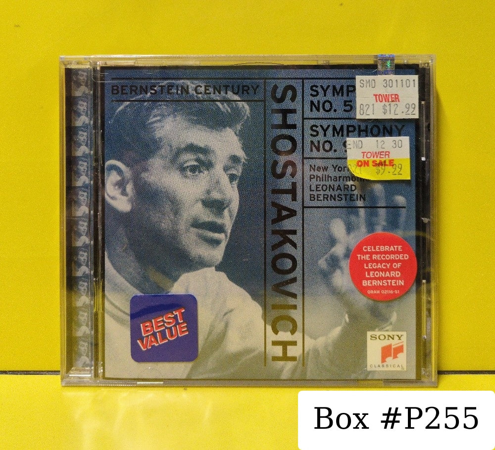 Shostakovich, New York Philharmonic, Leonard Bernstein - Symphonies Nos. 5 & 9 - 1999 - SMK 61841 - New - Sealed - CDs