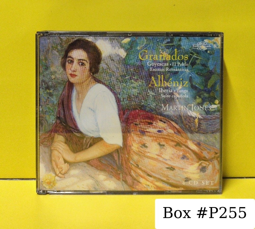 Enrique Granados, Isaac Albéniz, Martin Jones - Spanish Piano Music, Volume I – Granados & Albéniz - 1999 - NI5595/8 - Used - VG++ - CDs - 4xCD Set - UK Import