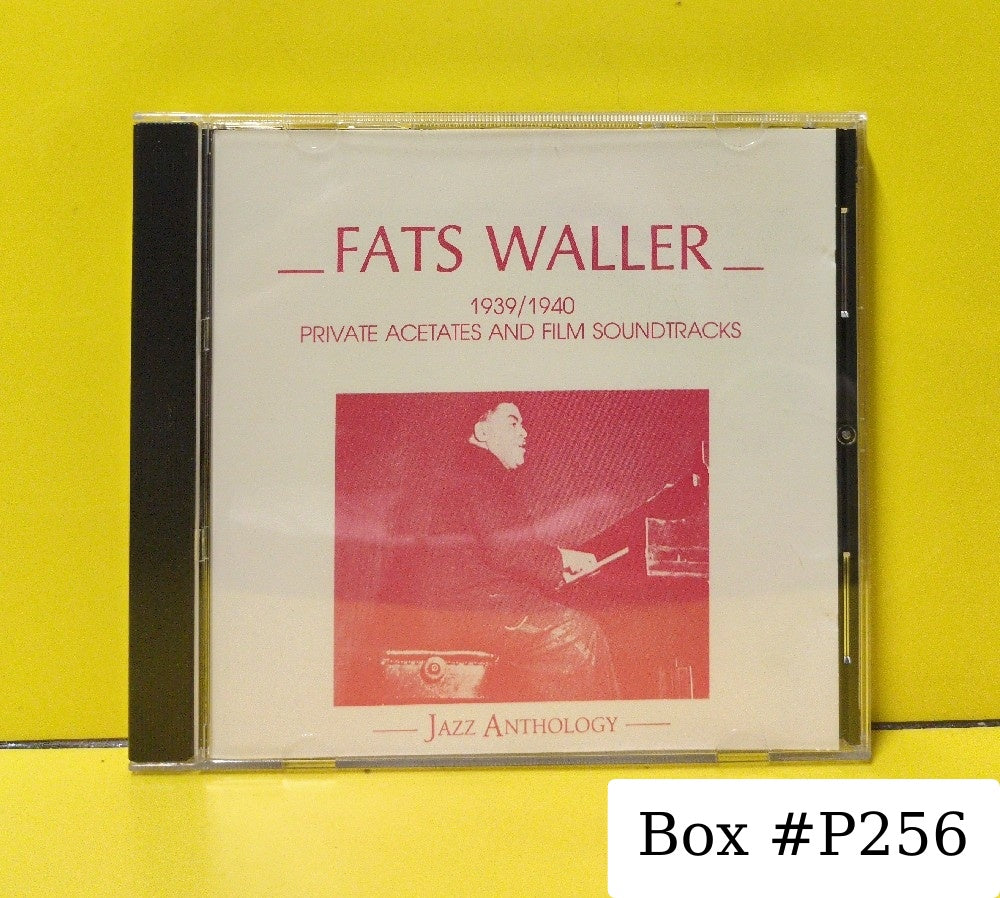 Fats Waller - 1939/1940 - Private Acetates And Film Soundtracks - 1992 - 550222 - Used - VG++ - CDs - France Import
