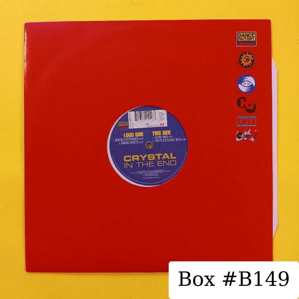 Crystal  - In The End 12" ITALY - 2004 - 724354911163 - Used - VG++ - Vinyl