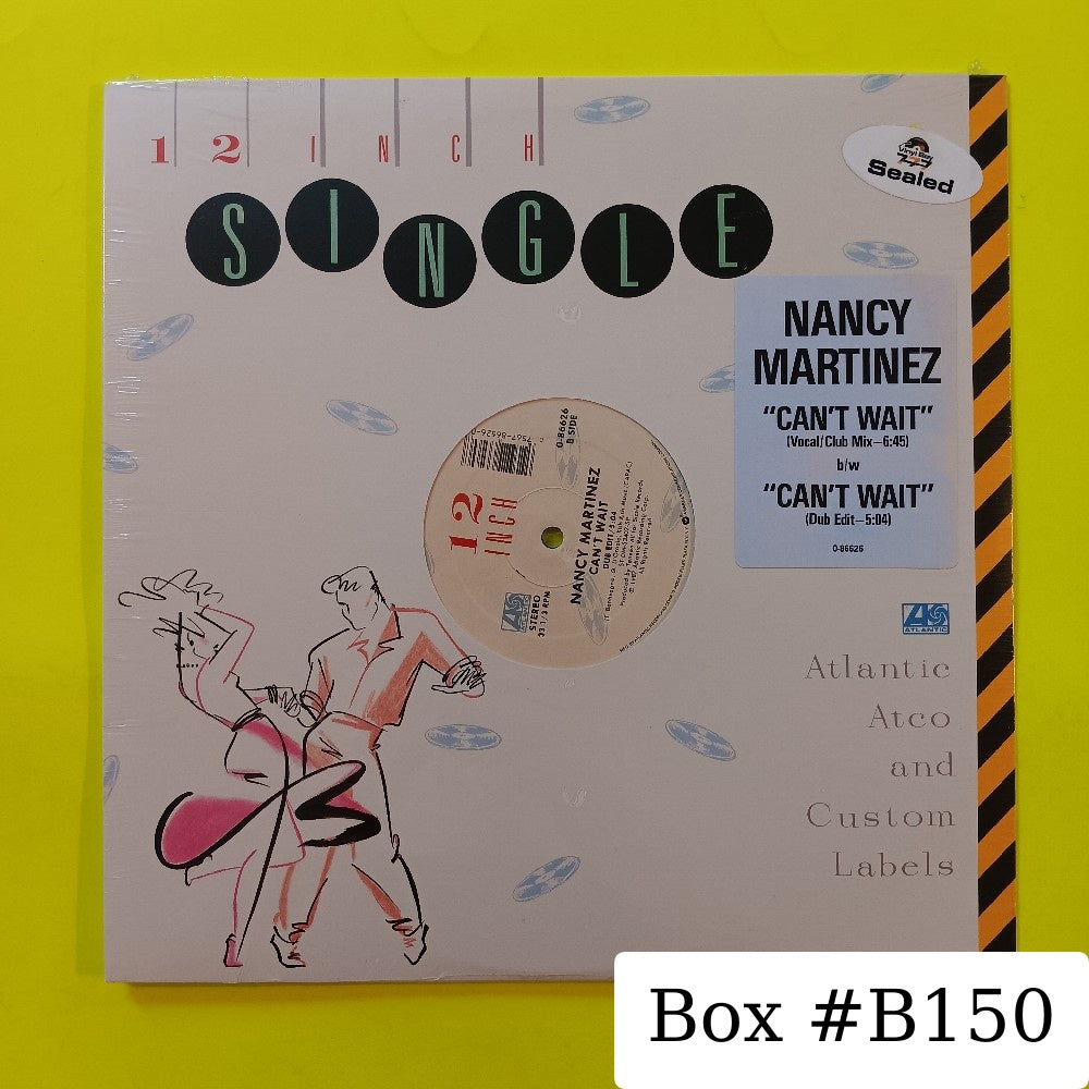 Nancy Martinez - Can't Wait 12" - 1987 - 0-86626 - New - Sealed - Vinyl