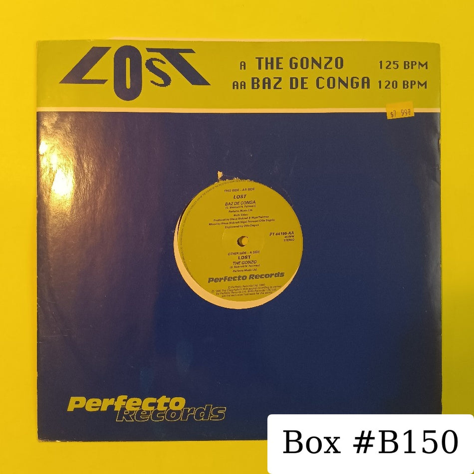 Lost - The Gonzo / Baz De Conga 12" UK - 1990 - PT 44196 - Used - VG+ - Vinyl