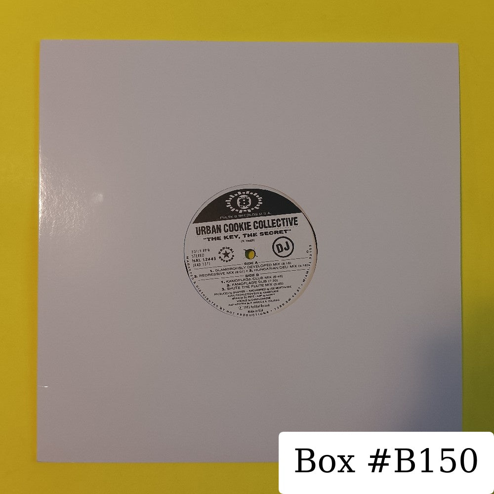 Urban Cookie Collective UCC - The Key The Secret 12" PROMO - 1993 - HAL 12445 - Used - VG++ - Vinyl