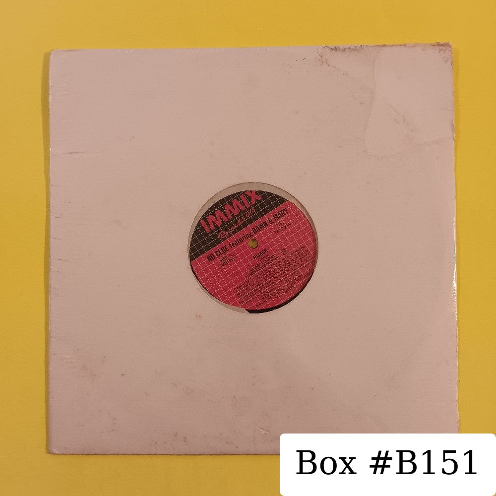 No Clue Ft. Dawn & Mary - Hijack 12" - 1990 - IMM 1003 - New - Sealed - Vinyl