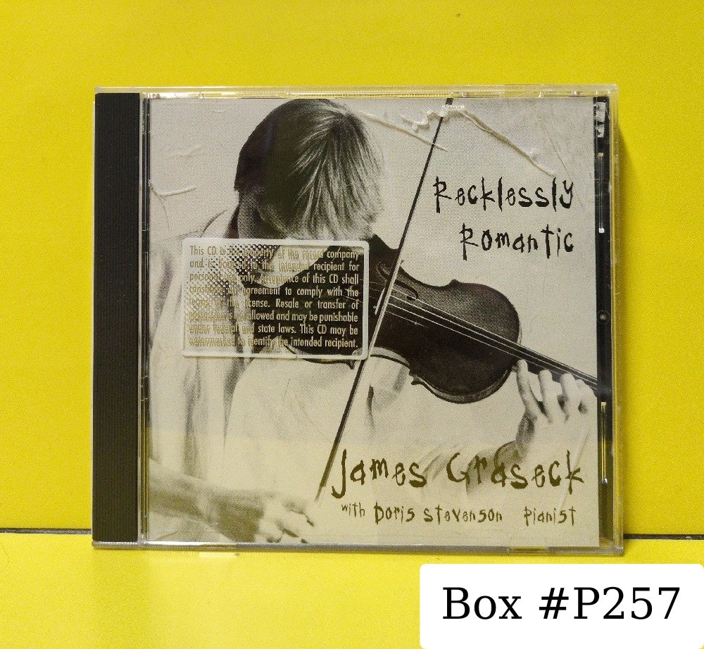 James Graseck, Doris Stevenson - Recklessly Romantic - Used - VG++ - CDs - Promo