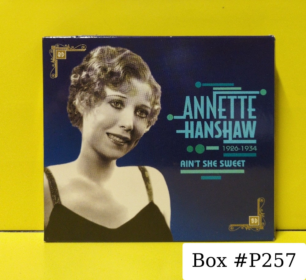 Annette Hanshaw - Ain't She Sweet - 2009 - BYD77034 - Used - VG++ - CDs - UK Import - Cardboard Sleeve