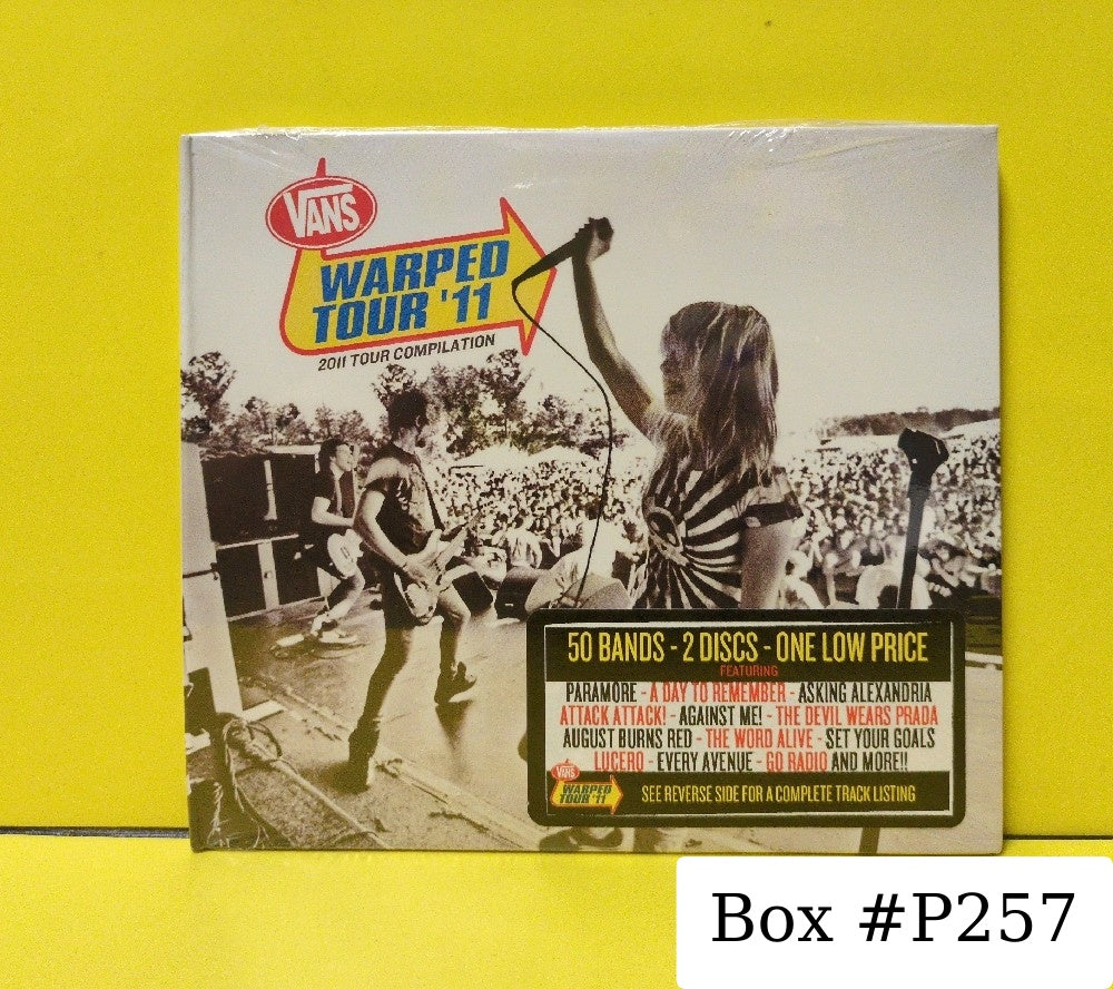 Various - Vans Warped Tour '11 (2011 Tour Compilation) - 2011 - SD1452-2 - New - Sealed - CDs - 2xCD