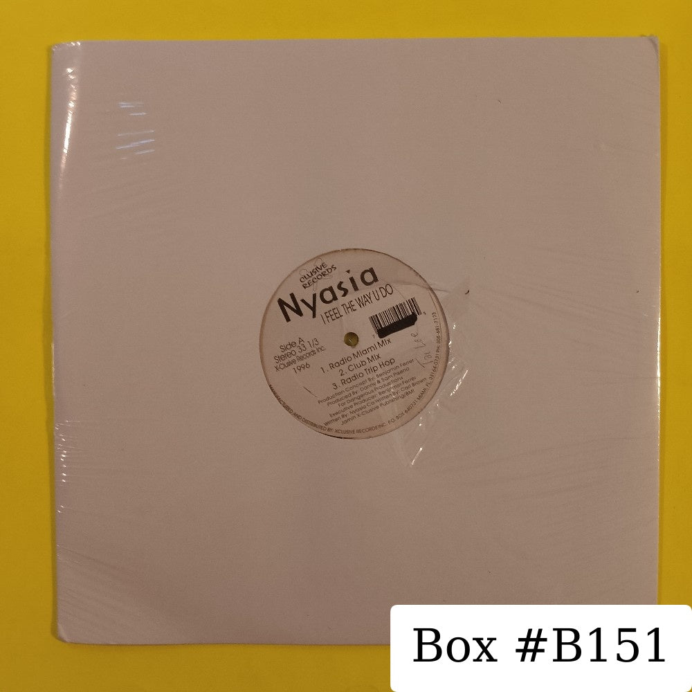 Nyasia - I Feel The Way U Do 12" - 1996 - 026 - New - Sealed - Vinyl