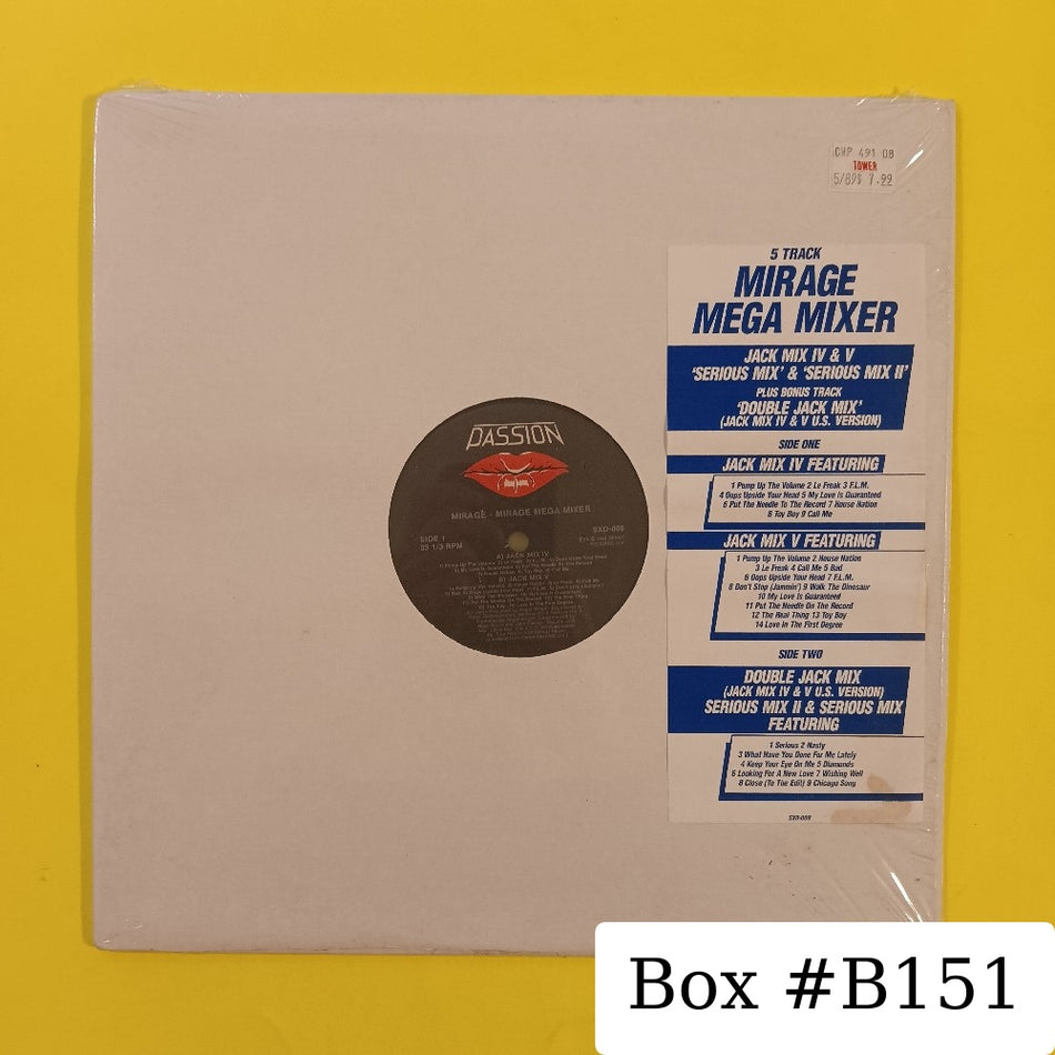 Mirage - Mirage Mega Mixer CANADA 12" - 1988 - SXD-008 - Used - VG++ - Vinyl