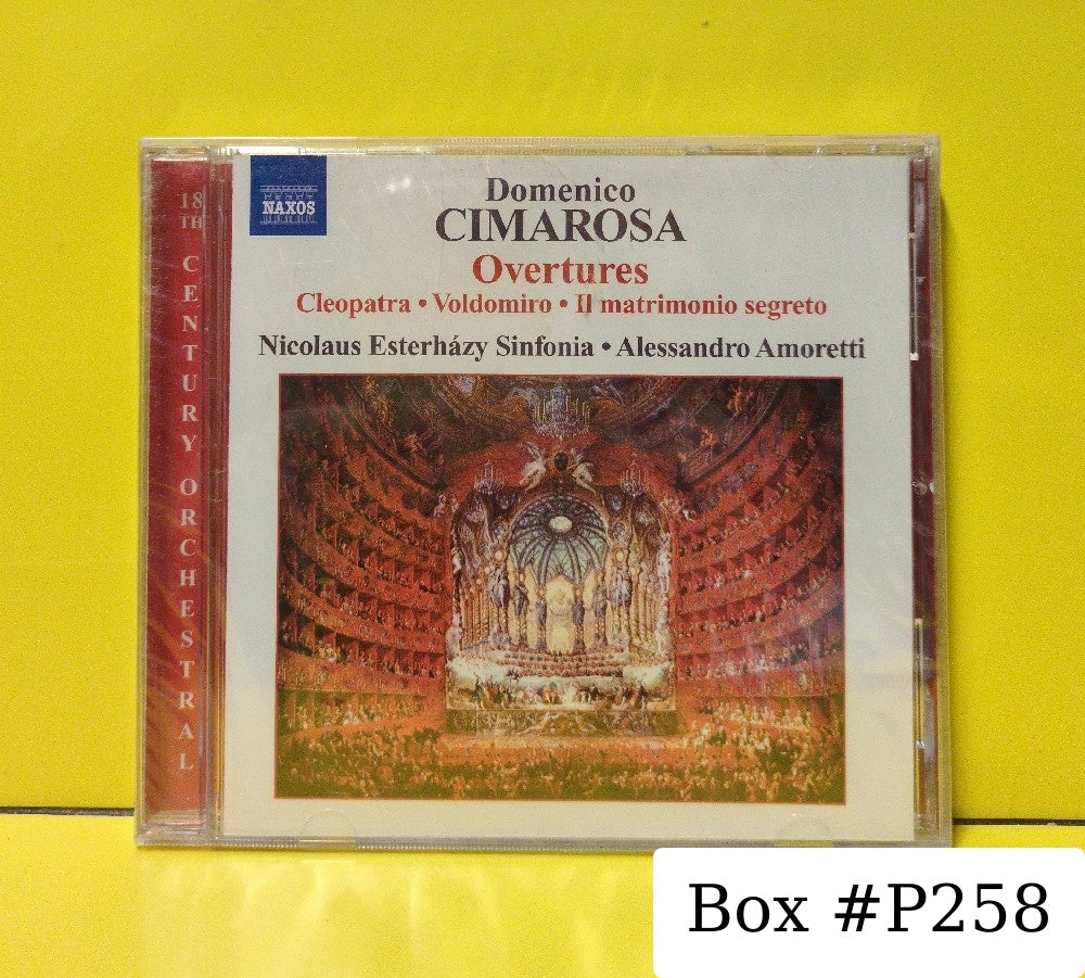 Domenico Cimarosa, Nicolaus Esterházy Sinfonia, Alessandro Amoretti - Overtures • 1 - 2007 - 8.570508 - New - Sealed - CDs