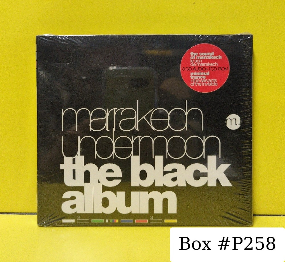 DJ Zitroz = Khalid Icame, DJ Folani = Abderrazak Akhoullil, The Sons Of The Moon = Ouled Kamar - Marrakech Undermoon: The Black Album - 2005 - New - Sealed - CDs - 3xCD/1xCD-ROM Set