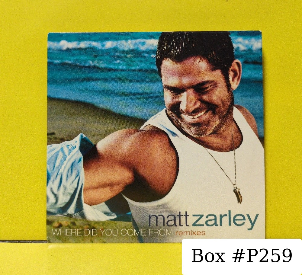 Matt Zarley - Where Did You Come From (Remixes) - 2010 - Used - VG++ - CDs