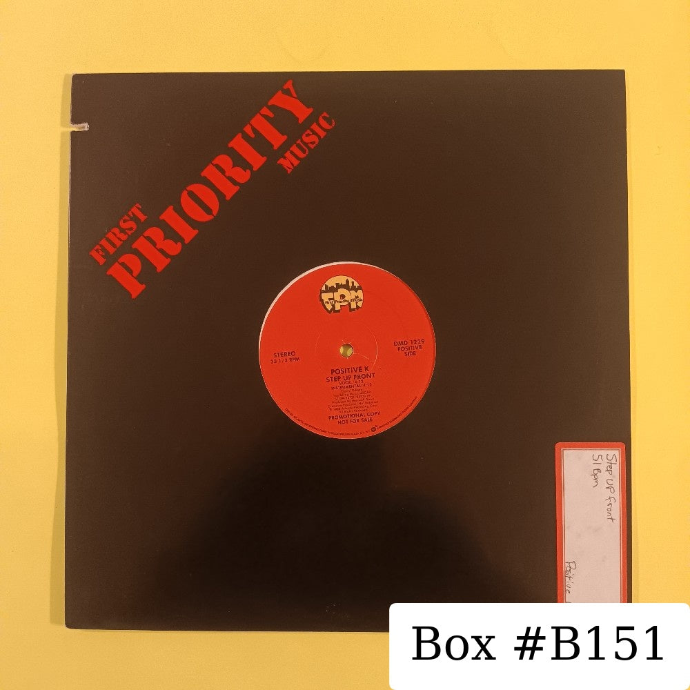 Positive K - Step Up Front 12" Promo - 1988 - DMD 1229 - Used - VG++ - Vinyl