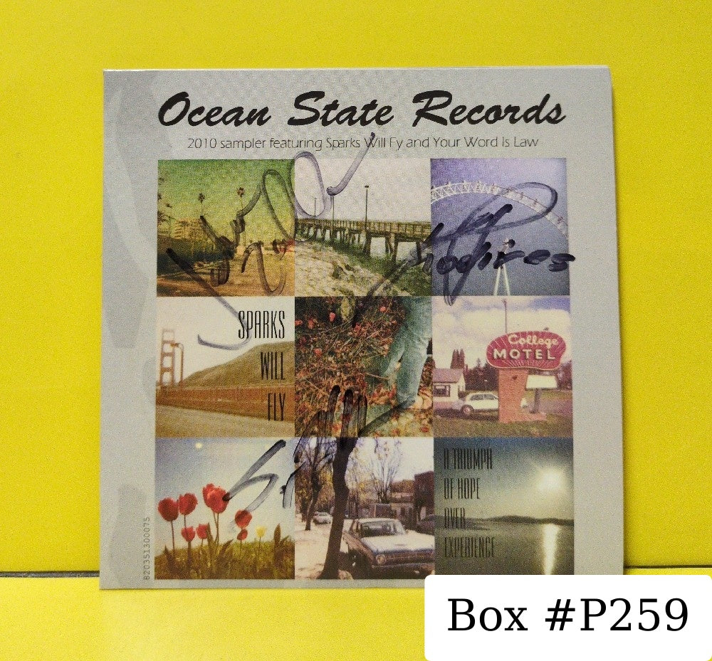 Sparks Will Fly / Your Word Is Law - Ocean State Records 2010 Sampler - 2010 - Used - VG++ - CDs - Autographed