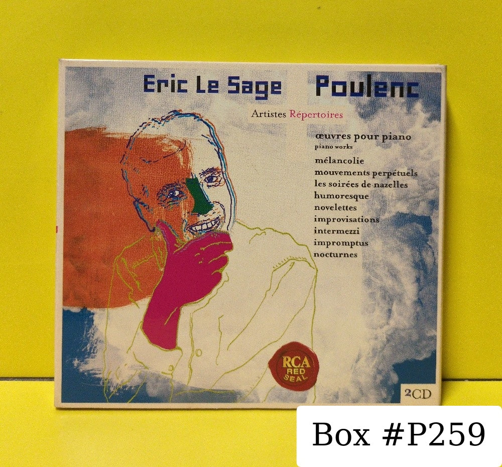 Éric Le Sage + Poulenc - Œuvres Pour Piano / Piano Works - 2001 - 74321 846 032 - Used - VG++ - CDs - 2xCD - European Import