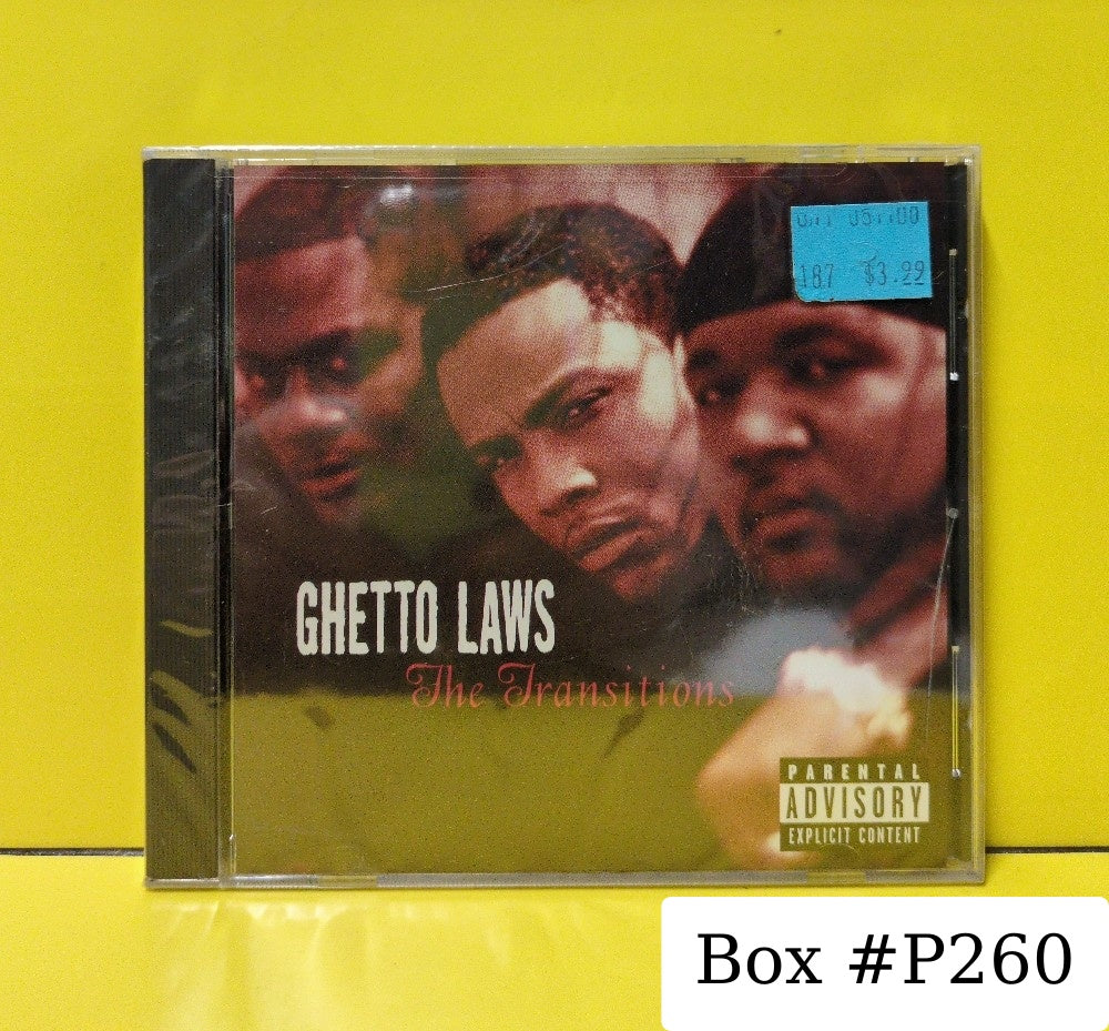 The Transitions - Ghetto Laws - 2000 - 012 158 504-2 - New - Sealed - CDs - CD Single