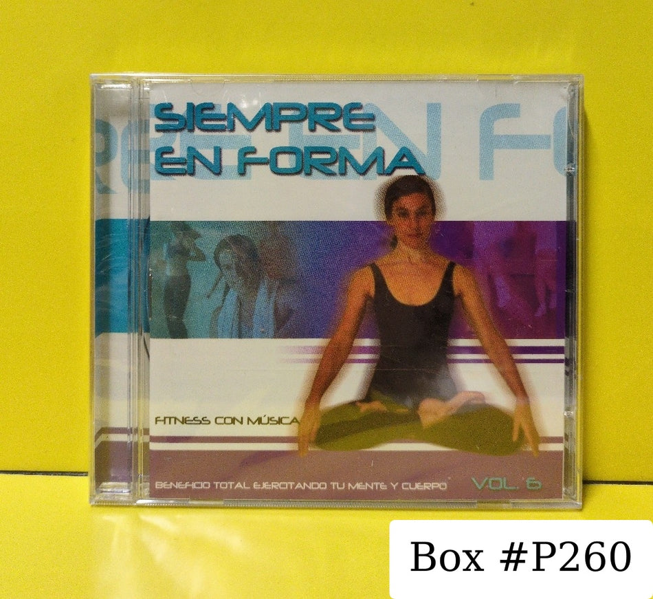 Levantis - Siempre En Forma Vol. 6: Yoga - 2003 - SDM 27478 - New - Sealed - CDs - Mexican Import