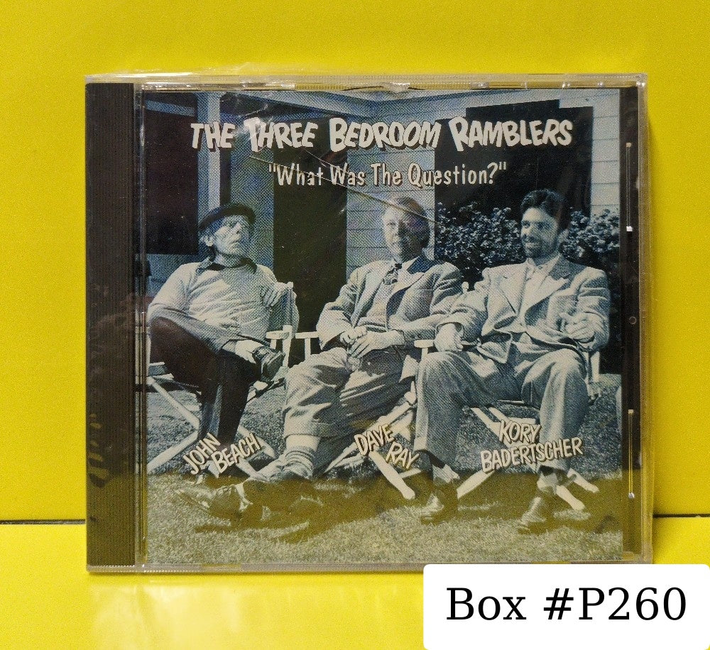 The Three Bedroom Ramblers - What Was The Question? - 1997 - T/K 168-2 - New - Sealed - CDs