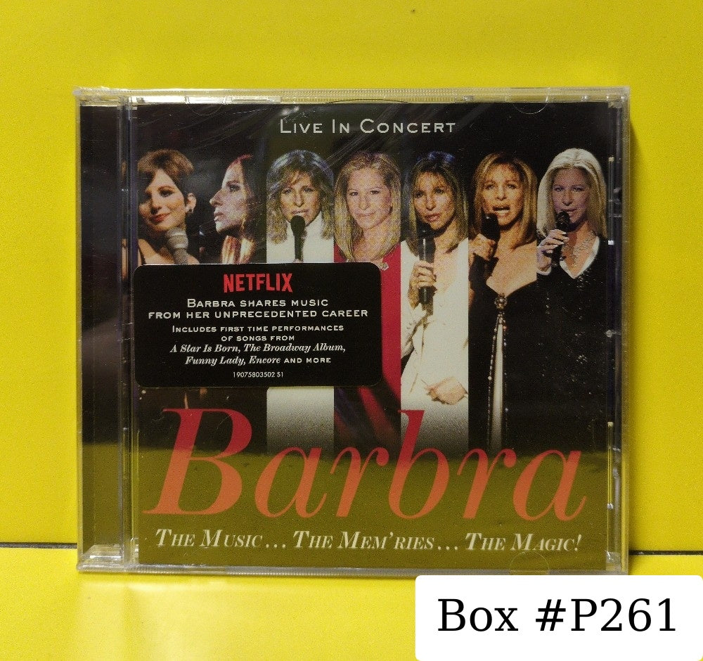 Barbra Streisand - The Music... The Mem'ries... The Magic! (Live In Concert) - 2017 - 19075803502 - New - Sealed - CDs
