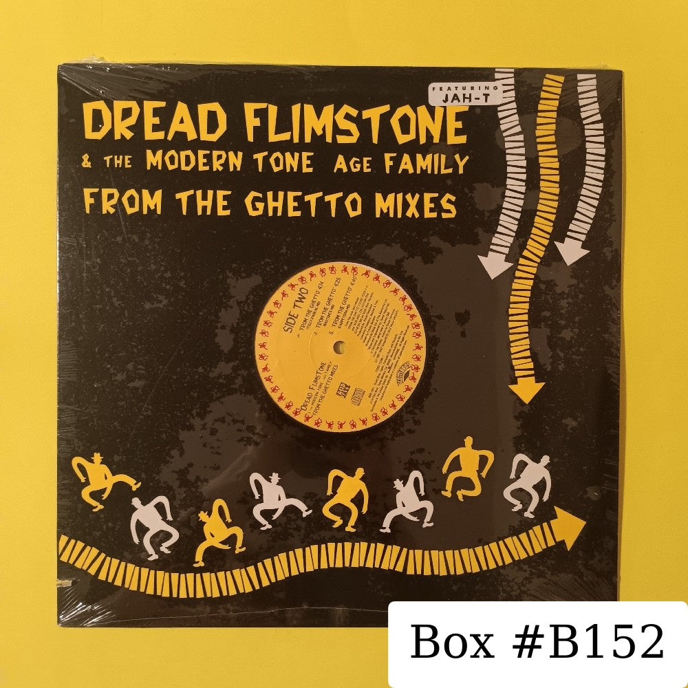 Dread Flimstone & The Modern Tone Age Family - From The Ghetto Mixes 12" - 1991 - 72392-75289-1 - New - Sealed - Vinyl