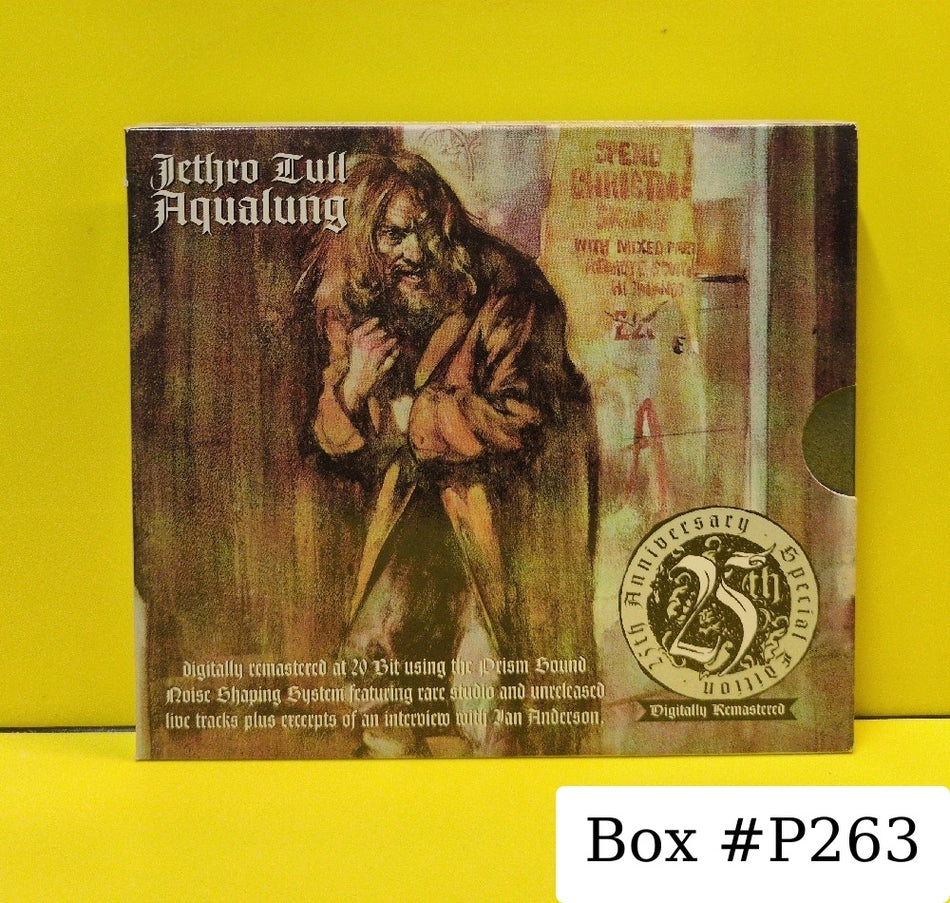 Jethro Tull - Aqualung (25th Anniversary Special Edition) - 1996 - 7243 8 52213 2 3 - Used - VG++ - CDs - Reissue - Remastered - Slipcase - European Import