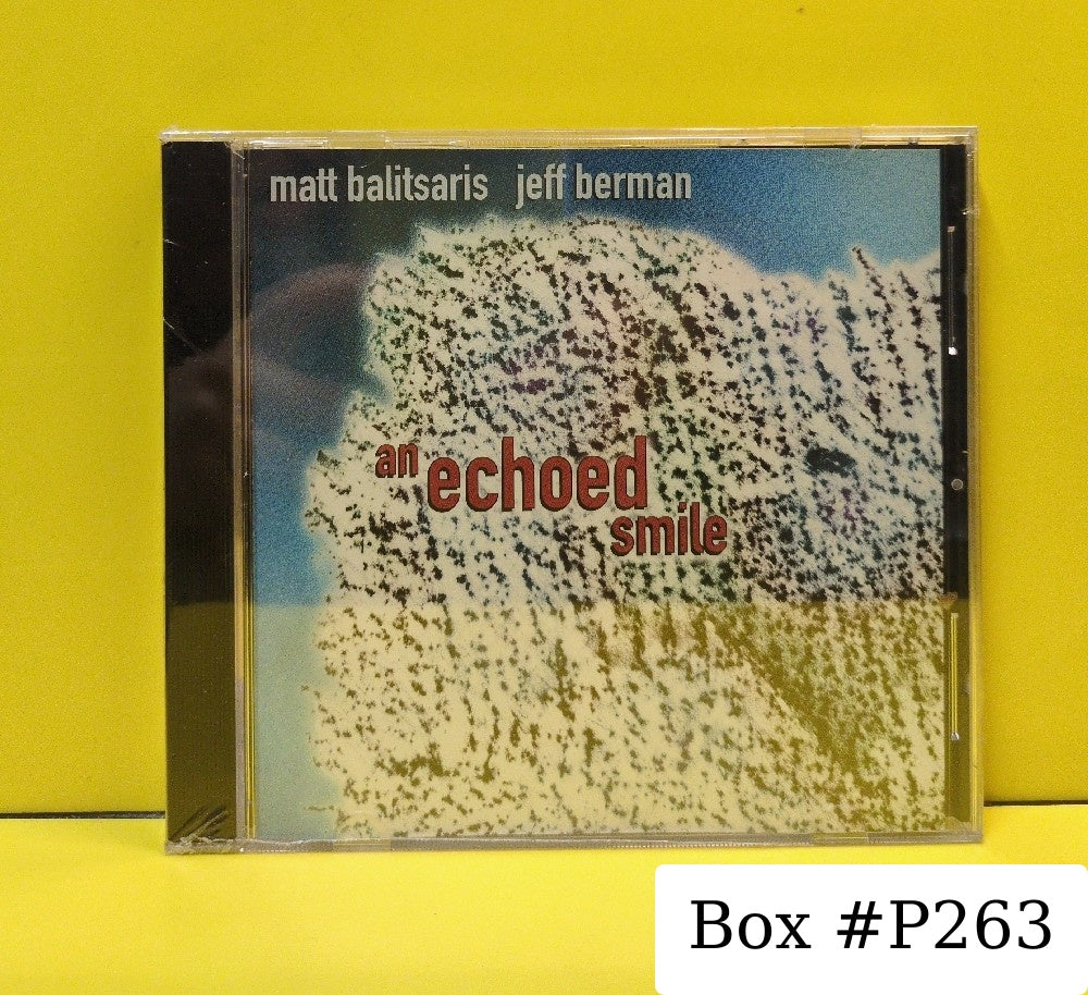 Matt Balirsaris, Jeff Berman - An Echoed Smile - 1997 - PM-2022 - New - Sealed - CDs