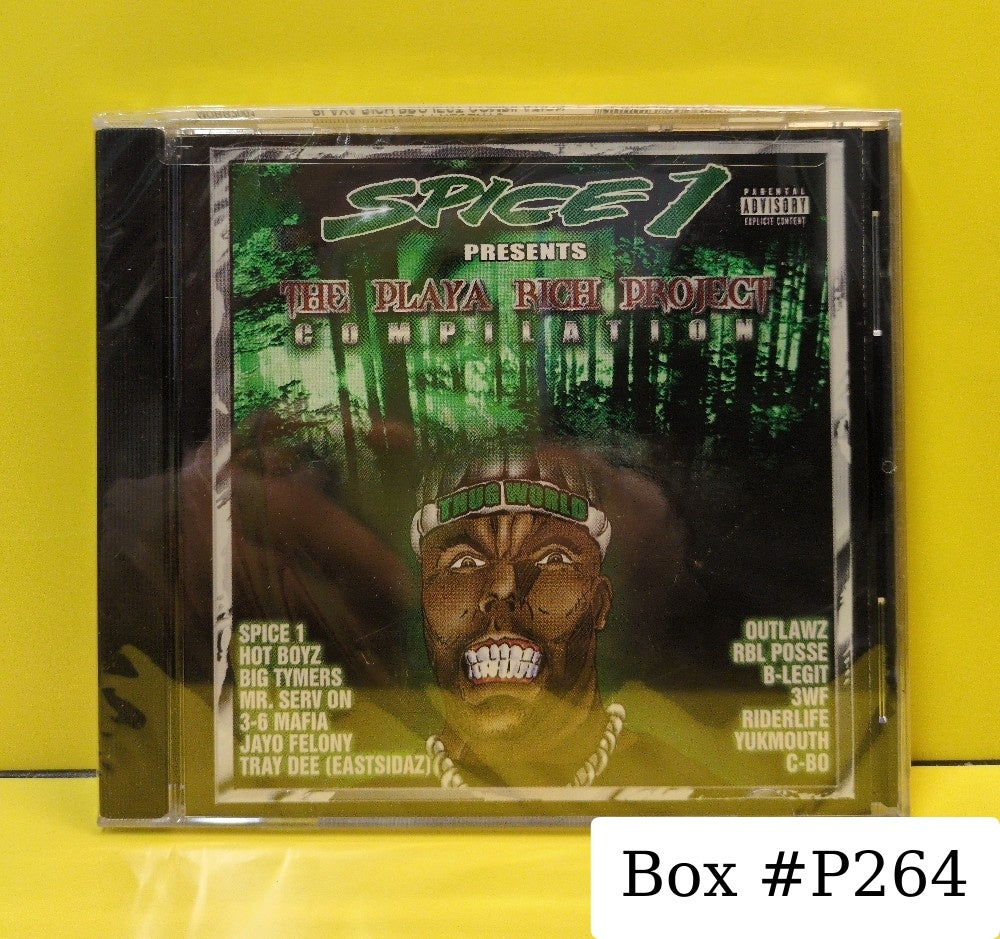 Spice 1 - The Playa Rich Project Compilation - 2000 - MOBB2001-2 - New - Sealed - CDs