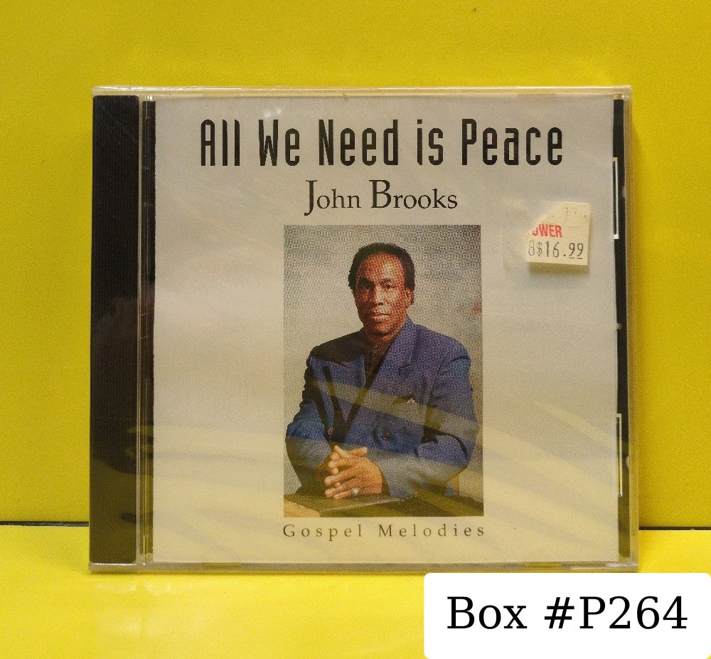 John Brooks And The Gospel Melodies - All We Need Is Peace - 1998 - New - Sealed - CDs