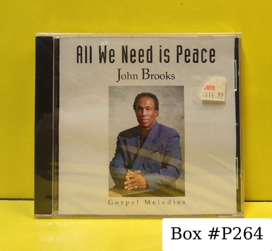 John Brooks And The Gospel Melodies - All We Need Is Peace - 1998 - New - Sealed - CDs