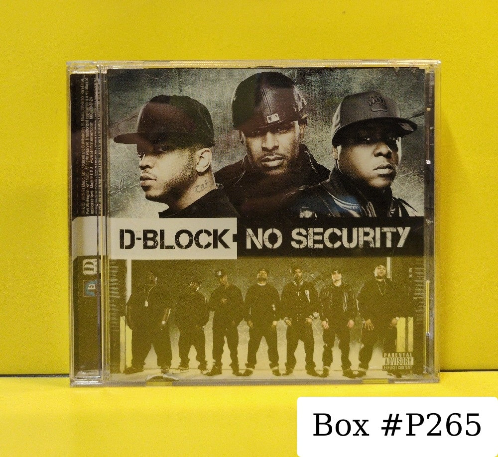 D-Block - No Security - 2009 - KOC-CD-5124 - Used - VG++ - CDs - Special Edition