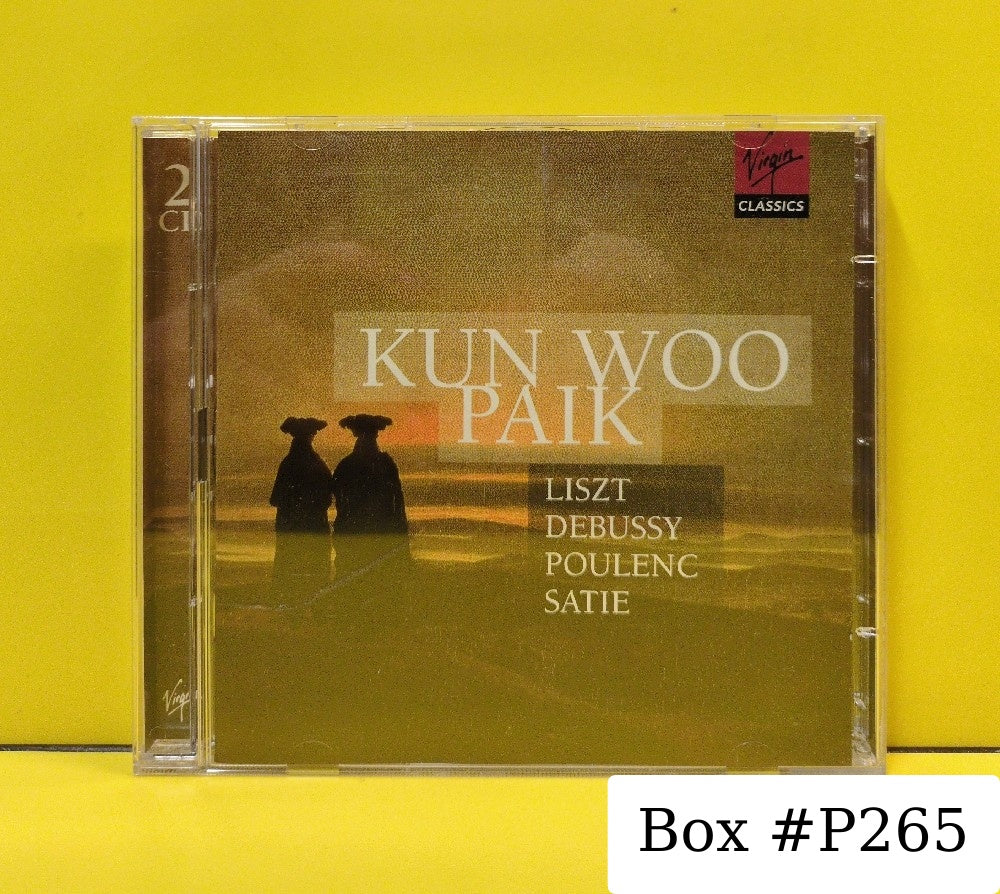 Kun Woo Paik, Liszt, Poulenc, Debussy, Satie - Kun Woo Paik - 2000 - 7243 5 61757 2 3 - Used - VG++ - CDs - 2xCD - European Import