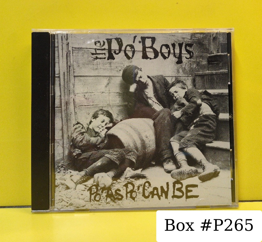 The Po'boys - Po' As Po' Can Be - 1991 - CDR-1/91 - Used - VG++ - CDs