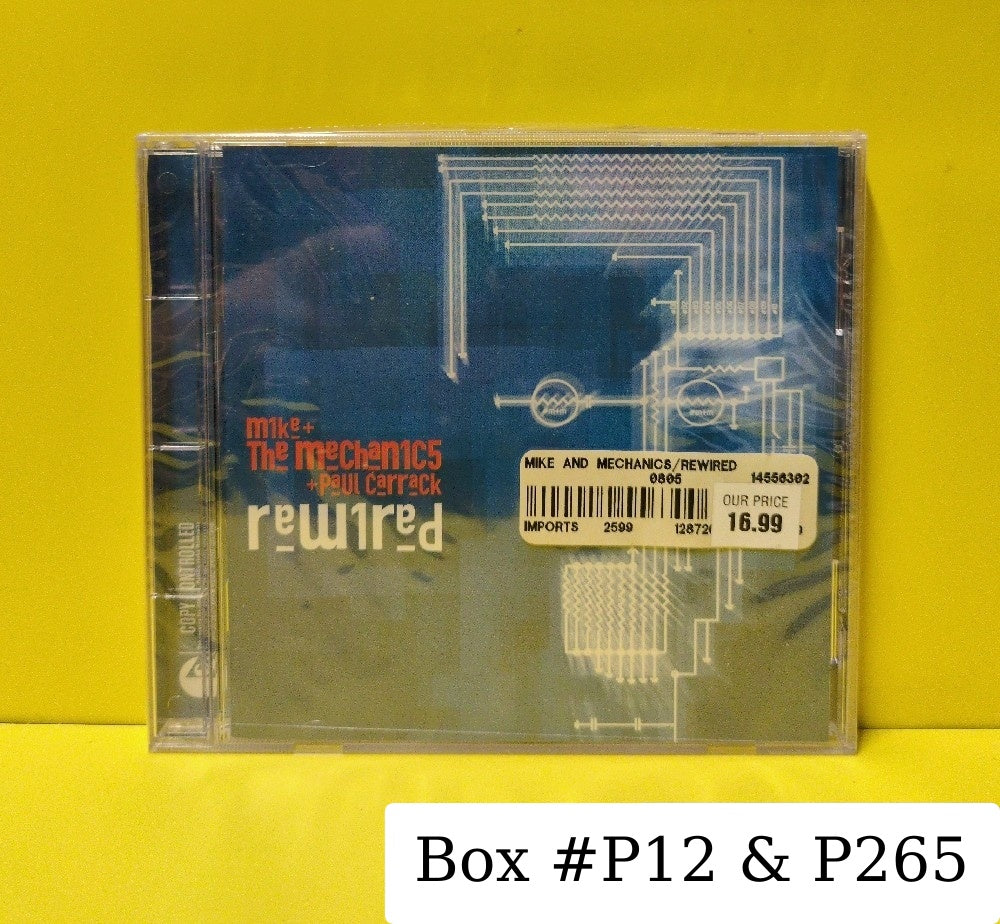 Mike + The Mechanics + Paul Carrack - Rewired - 2004 - 7243 5 71175 2 4 - New - Sealed - CDs - Europe Import
