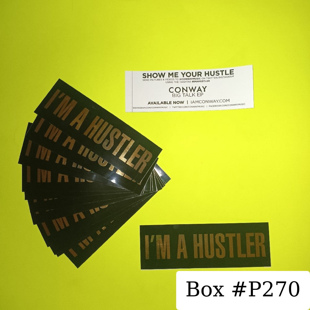 Lot Of 13x Conway Stickers Big Talk EP I'm A Hustler