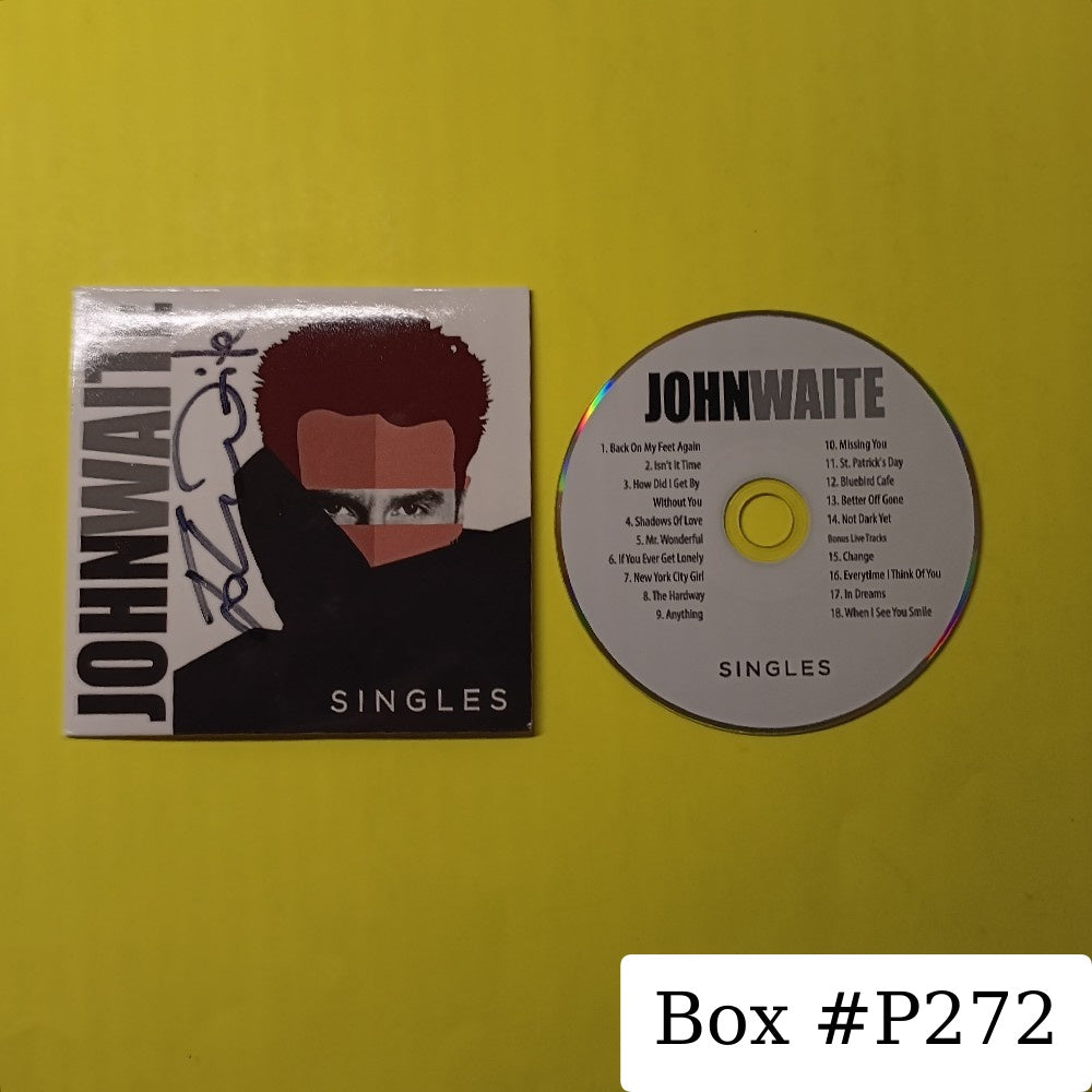 John Waite AUTOGRAPHED - Singles - 2022 - Used - EX - CDs
