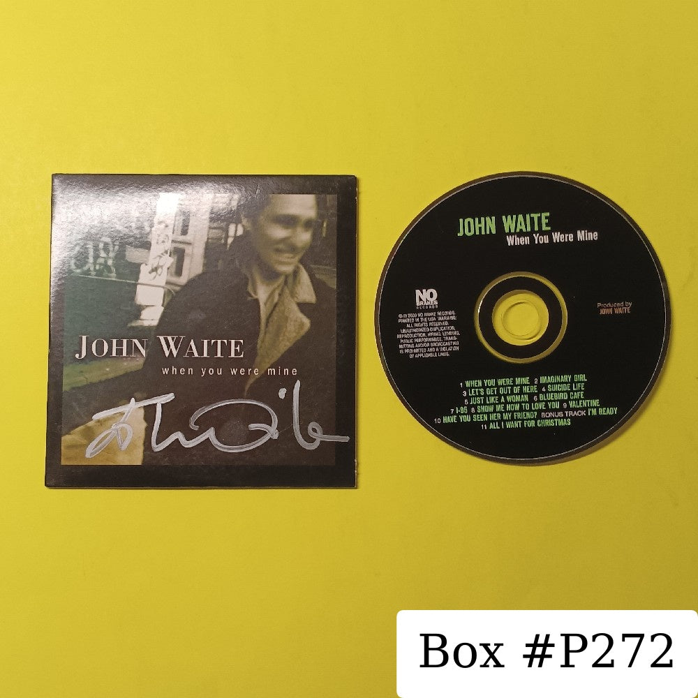 John Waite AUTOGRAPHED - When You Were Mine - 2009 - 33792 86012 - Used - EX - CDs