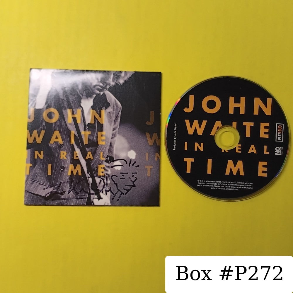 John Waite AUTOGRAPHED - In Real Time - 2010 - Used - EX - CDs