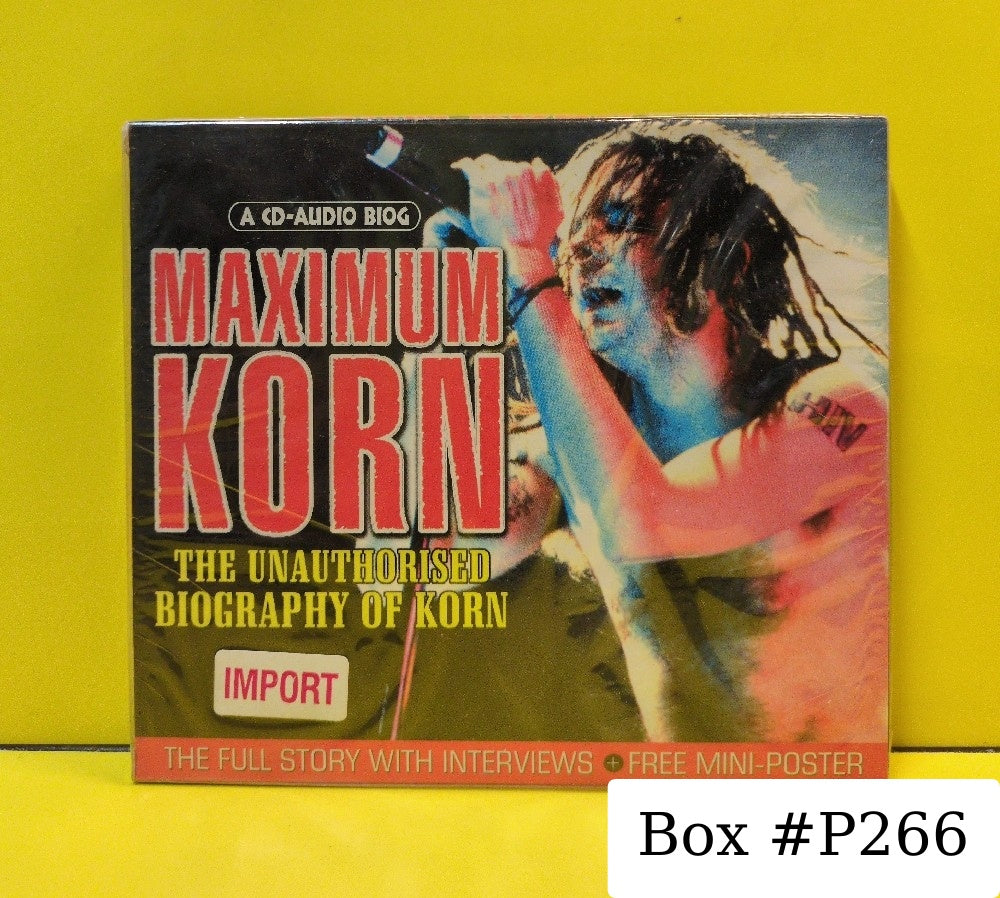Korn - Maximum Korn (The Unauthorized Biography Of Korn) - 1999 - ABCD 014 - New - Sealed - CDs - UK Import - Unofficial Release