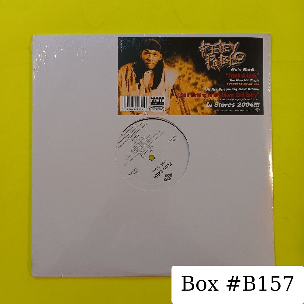 Petey Pablo - Freek A Leek 12" - 2004 - 82876-58745-1 - New - Sealed - Vinyl