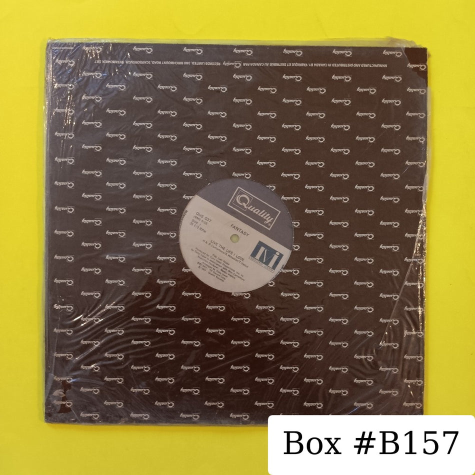 Fantasy / TV Sounds Orchestra - Live The Life I Love 12" - 1983 - QUS 037 - New - Sealed - Vinyl