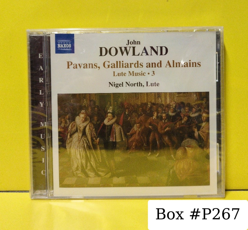 John Dowland & Nigel North - Lute Music, Vol. 3 - 2007 - 8.570449 - New - Sealed - CDs